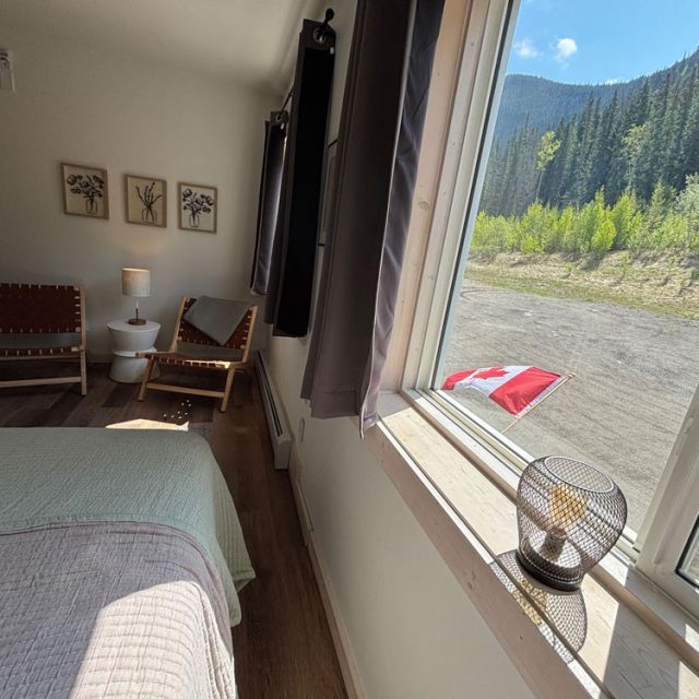 Private double bed suite for two at Jasper East Hostel